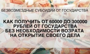Субсидия На Открытие Малого Бизнеса 2020 Центр Занятости