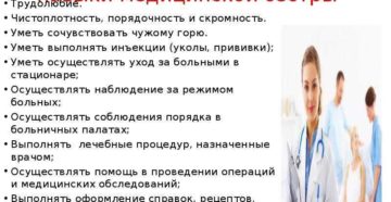 Навыки и умения медсестры